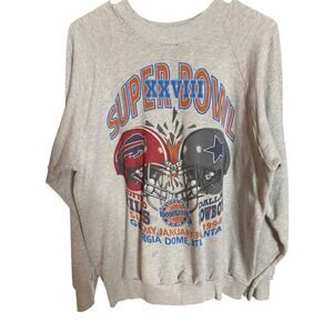 Vintage Bills and Cowboys Crewneck